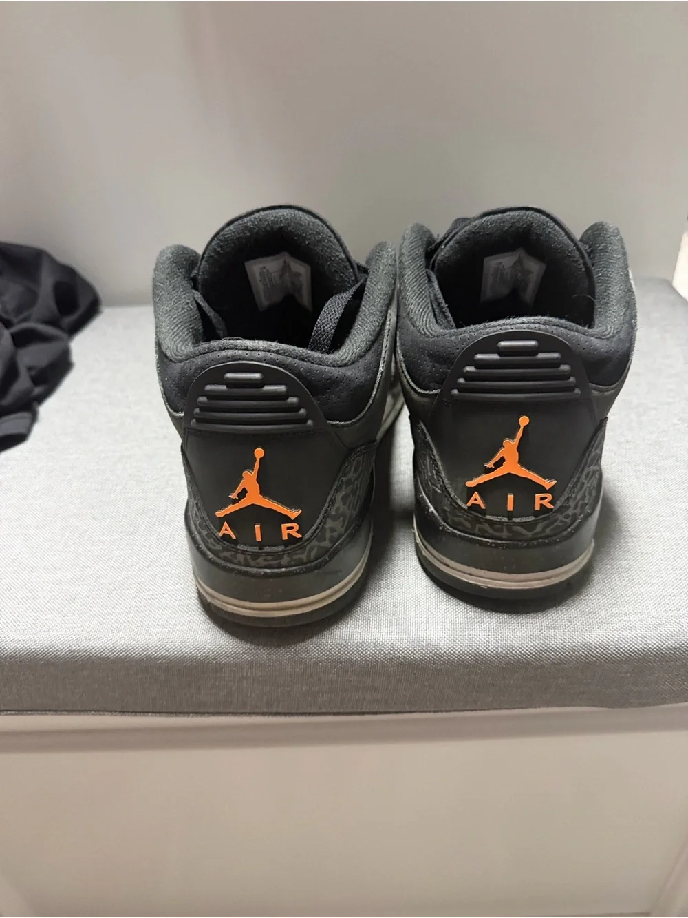 Nike Air Jordan Kids' Black/Orange Retro Sneakers